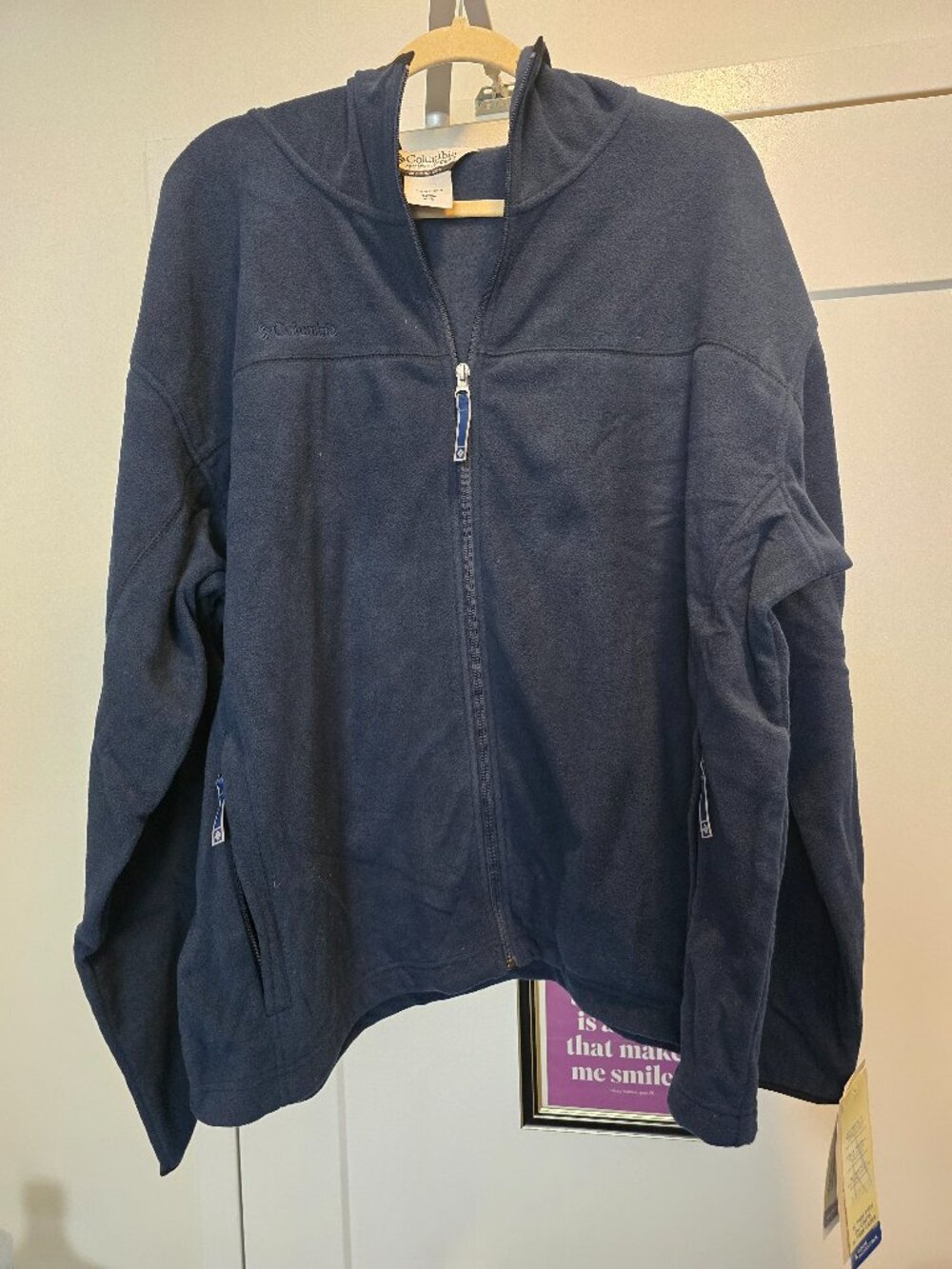 Columbia Men's XXL Full Zip Hooded Fleece Jacket